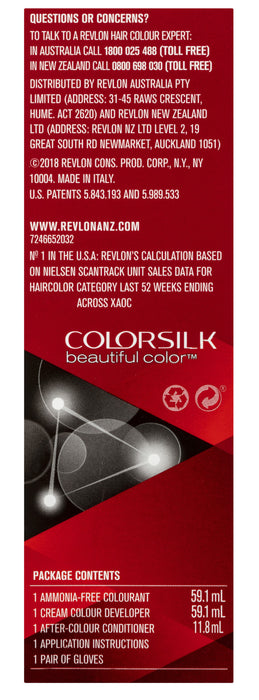 Revlon Colorsilk 32 Dark Mahogany Brown.