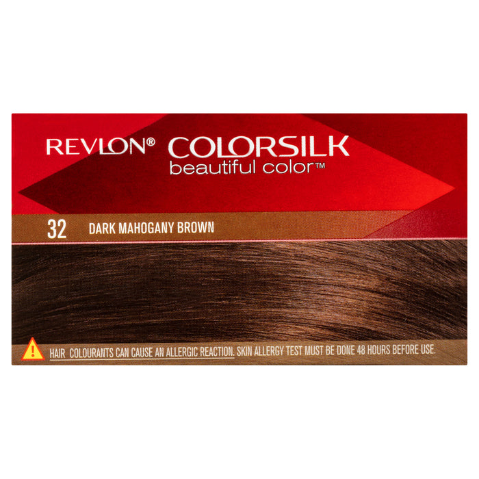 Revlon Colorsilk 32 Dark Mahogany Brown.