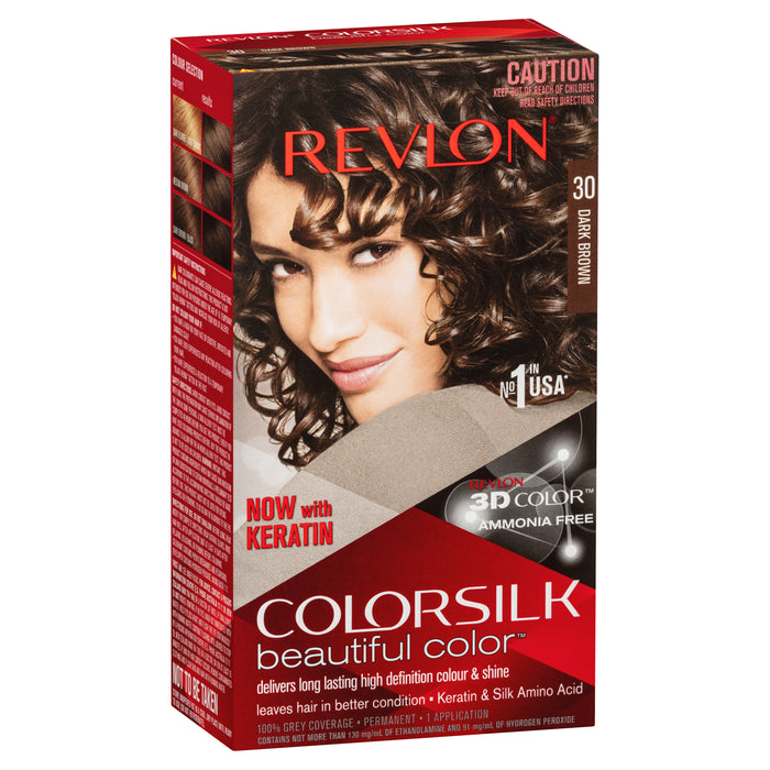 Revlon Colorsilk 30 Dark Brown.