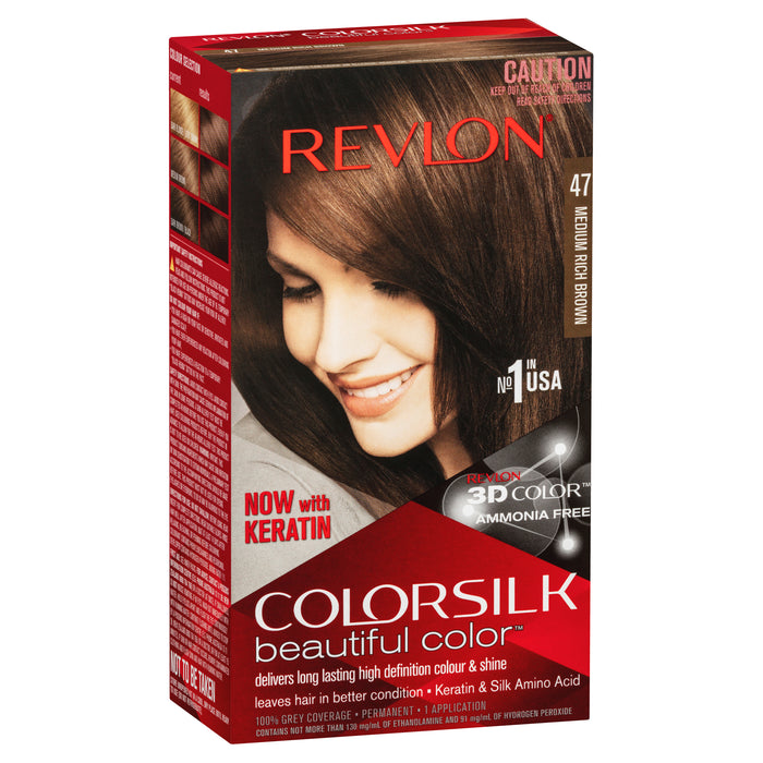 Revlon Colorsilk 47 Medium Rich Brown.