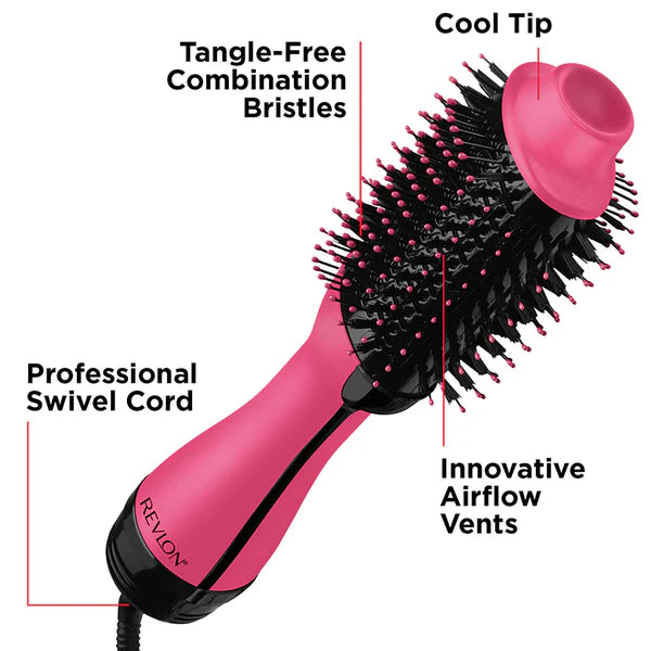 Revlon One Step Volumiser Brush Pink
