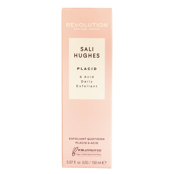 Revolution X Sali Hughes Placid 5-Acid Daily Exfoliant 150ml