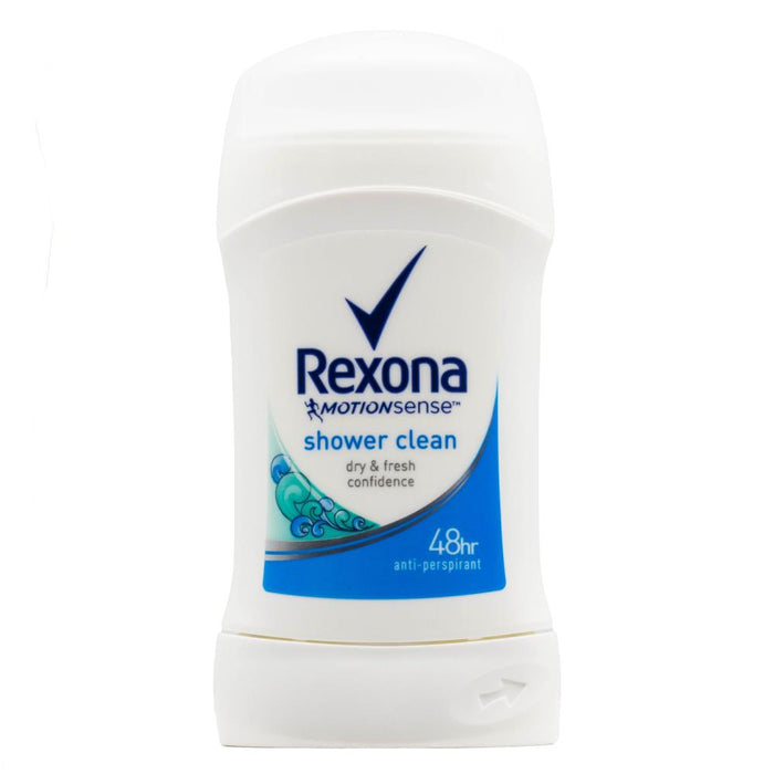 Rexona MotionSense Shower Clean 48H Antiperspirant Stick Deodorant 40g