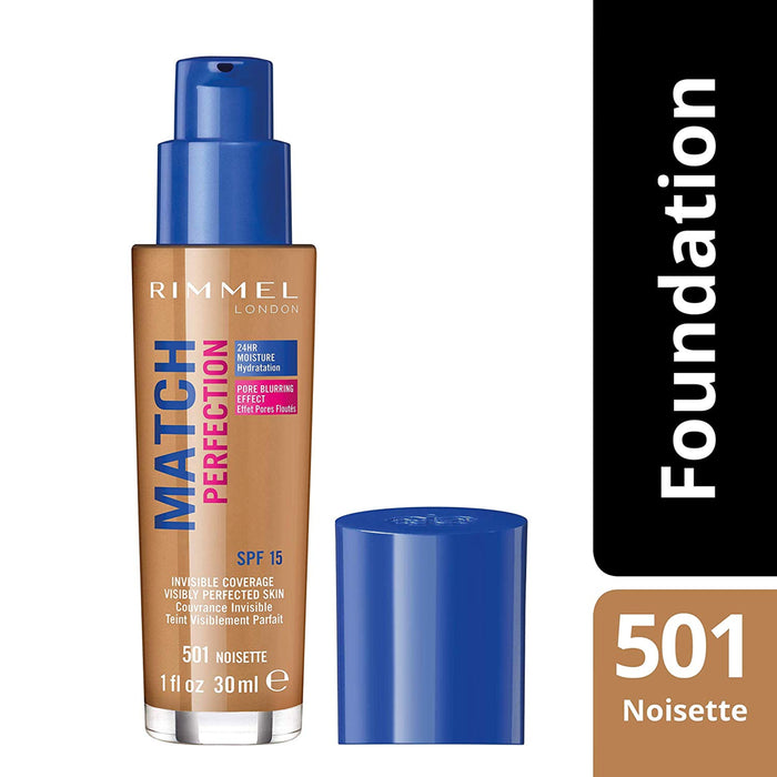 Rimmel Match Perfection Foundation 501 Noisette