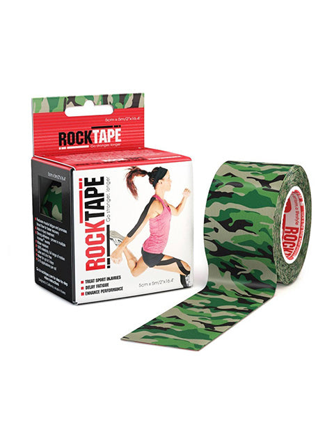 RockTape 5cm x 5m Camo Green