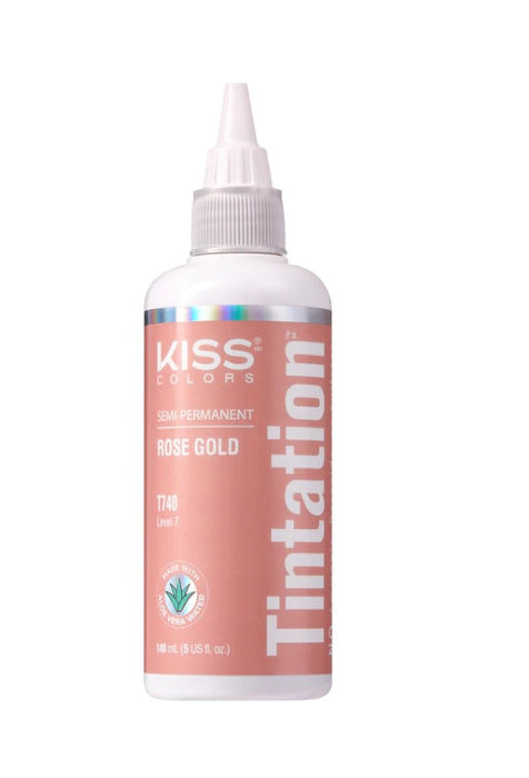 Kiss Tintation Hair Colour Rose Gold 148ml Bottle