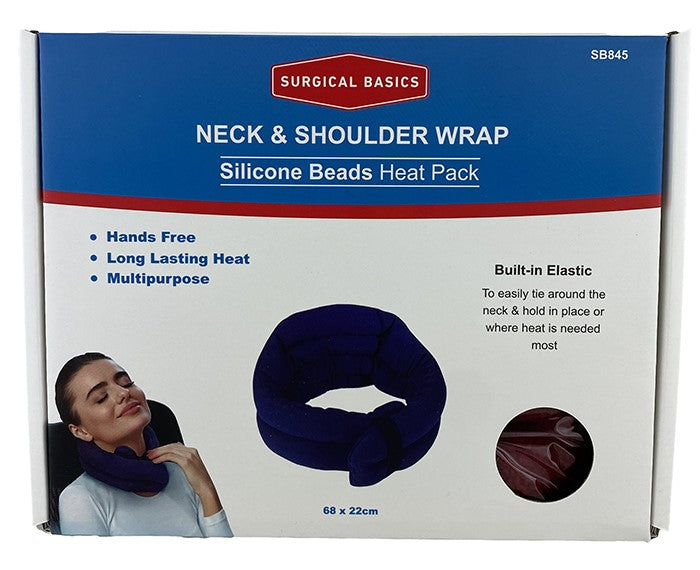 Surgical Basics Heat Pack Neck Cushion Silicone Polar Fleece.