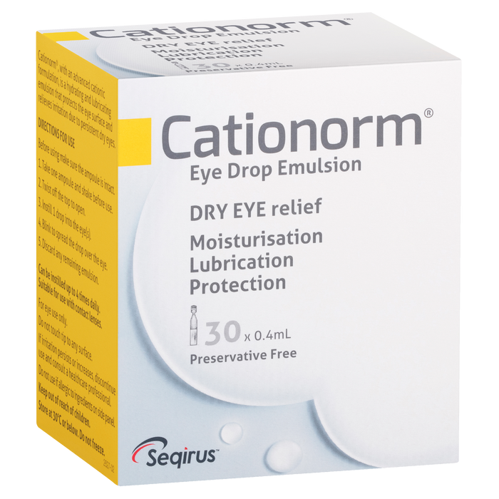 Cationorm Prefilled Single Dose 30x4ml