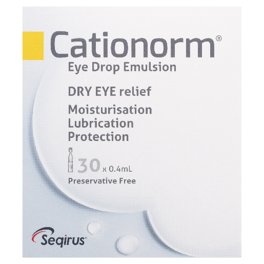 Cationorm Prefilled Single Dose 30x4ml