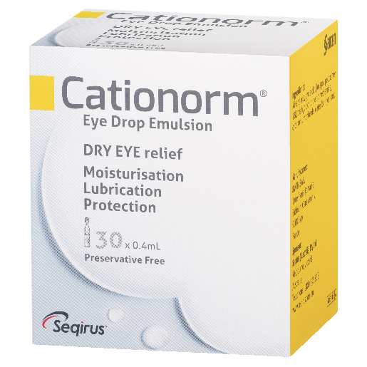 Cationorm Prefilled Single Dose 30x4ml
