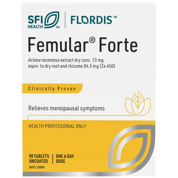 Flordis Femular Forte for Menopause Relief 90 Tablets