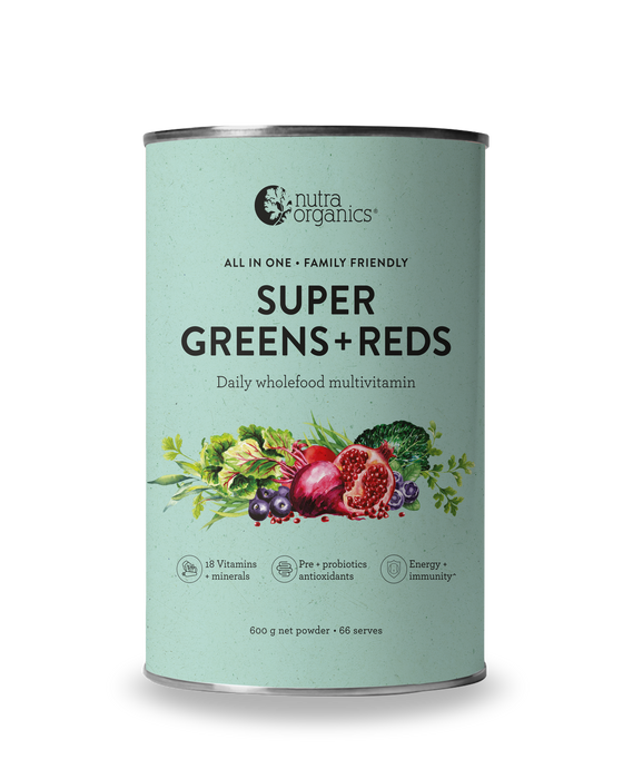 Nutra Organics Super Greens & Reds 600g