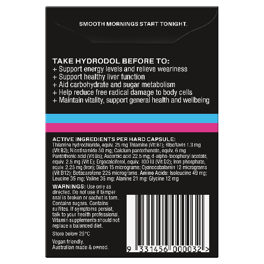 Hydrodol Before 2 Dose (4 Capsules)