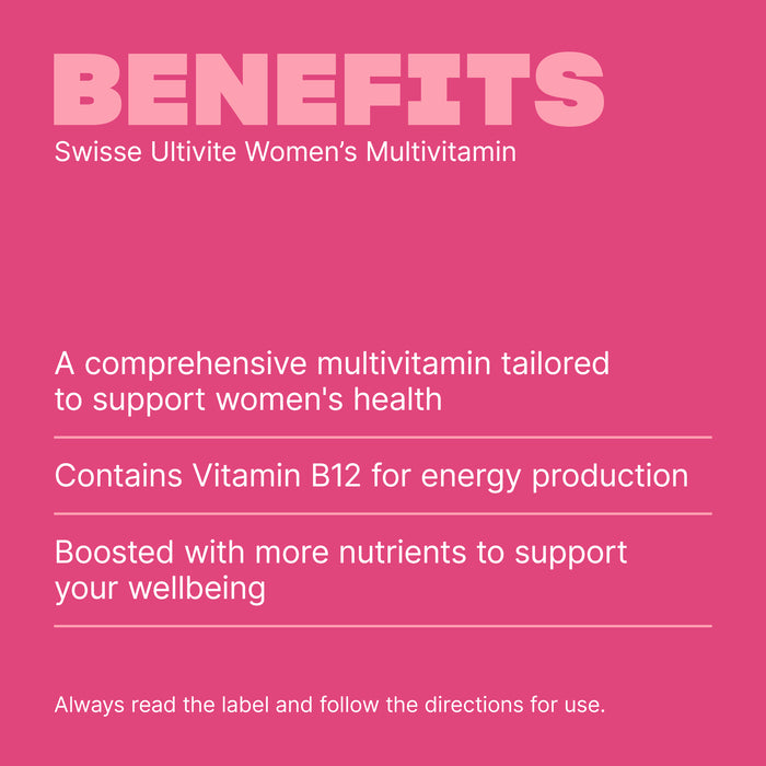 Swisse Womens Ultivite Multivitamin 120 Tablets