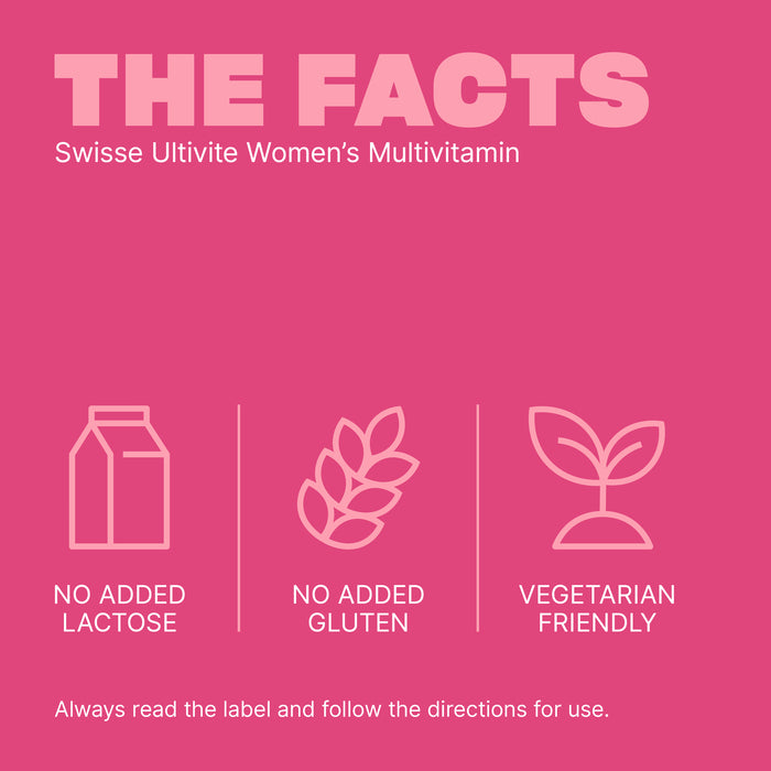 Swisse Womens Ultivite Multivitamin 120 Tablets