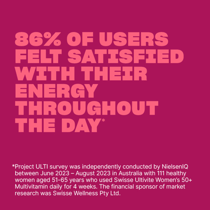 Swisse Ultivite Women's 50+ Multivitamin 90 Tablets