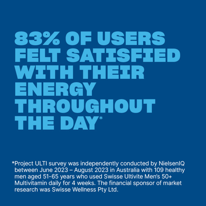 Swisse Ultivite Men's 50 + Multivitamin 60 Tablets