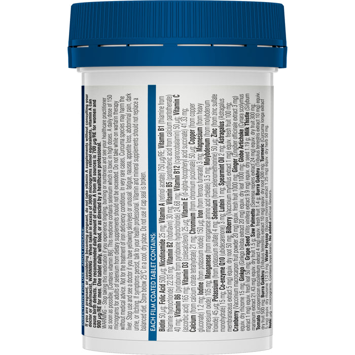 Swisse Ultivite Men's 50 + Multivitamin 60 Tablets