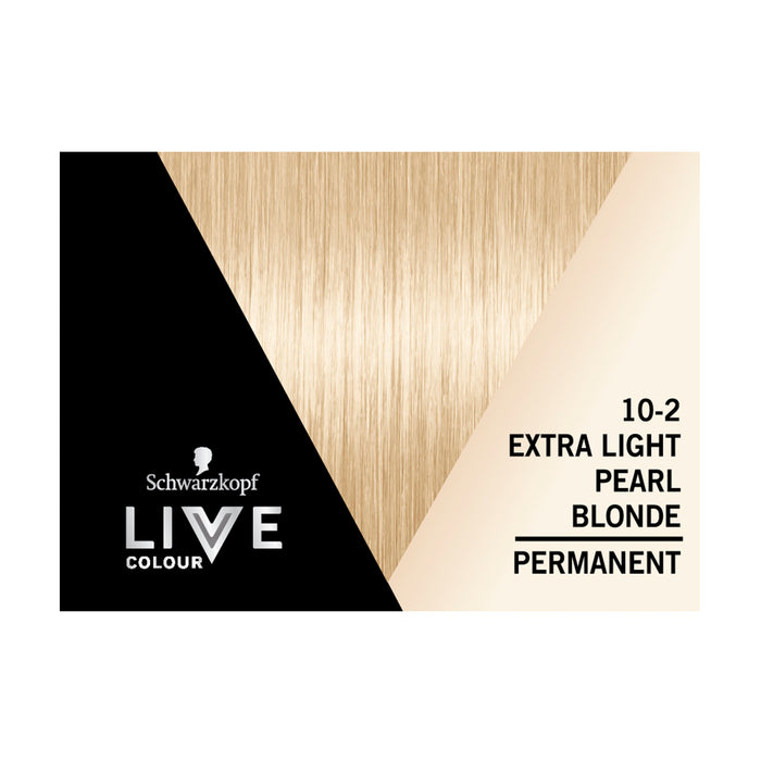 Schwarzkopf LIVE Colour Permanent 10.2 Extra Light Pearl Blonde