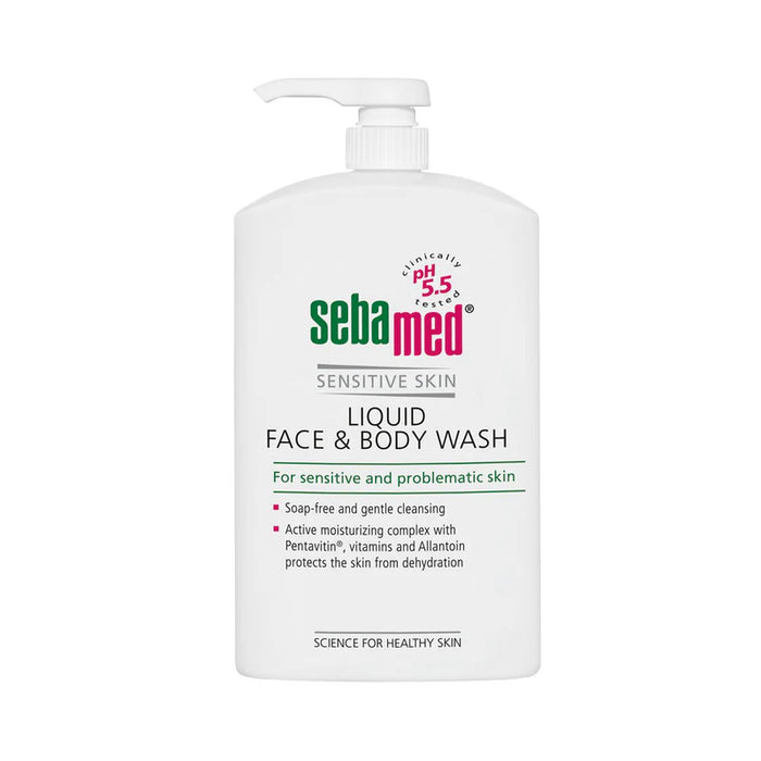Sebamed Liquid Face & Body Wash Pump 1 Litre