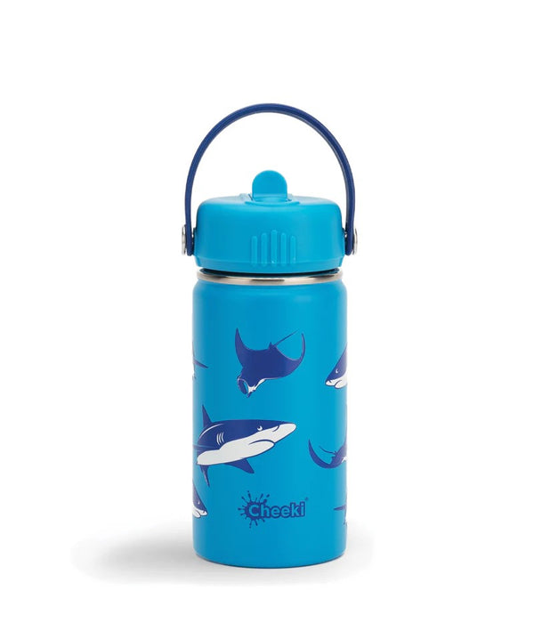 Cheeki 400ml Insulated Adventure Kids Bottle SHARKS