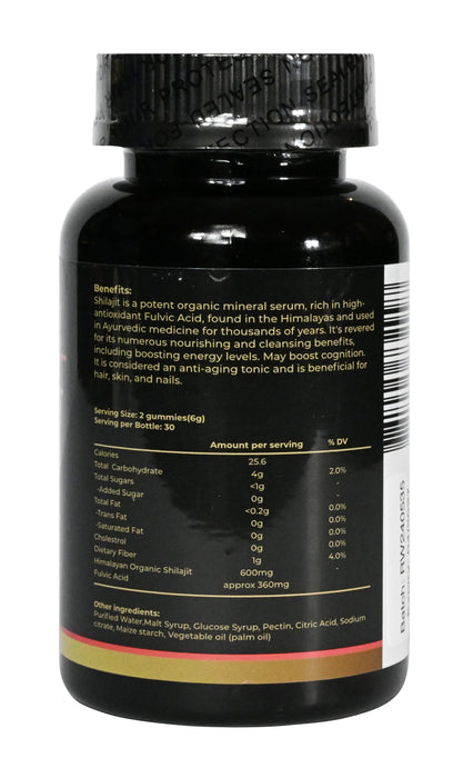 MyDetoxify Shilajit Gummies 60 Gummies.