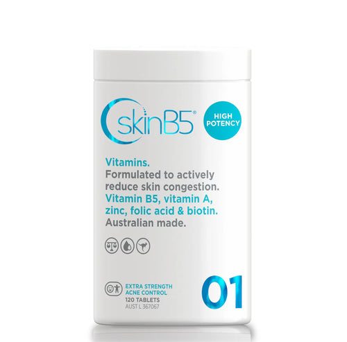 SkinB5 Acne Extra Strength Acne Control 120 Tablets