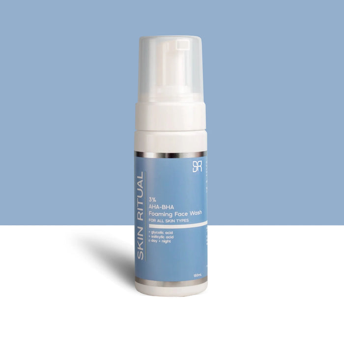 Skin Ritual 3% AHA-BHA Foaming Face Wash 150ml