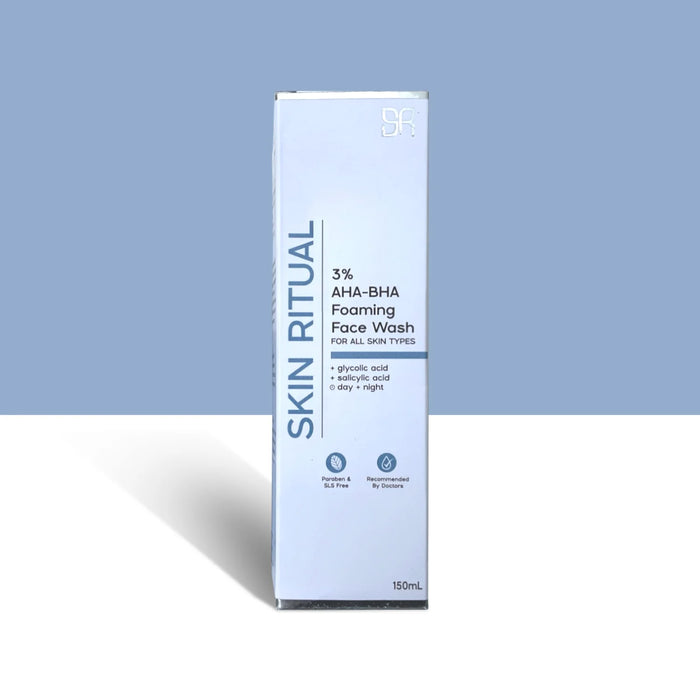 Skin Ritual 3% AHA-BHA Foaming Face Wash 150ml