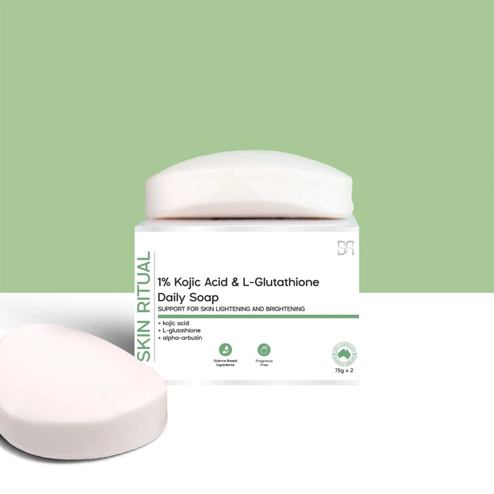 Skin Ritual Kojic Acid + L-Glutathione Soap 2 x 75g