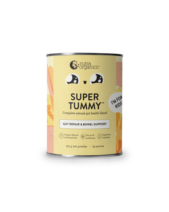 Nutra Organics Kids Super Tummy Gut Repair & Bowel Support 125g Powder