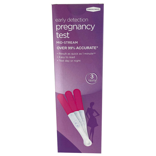 Surgical Basics Pregnancy Test 3 Pack.