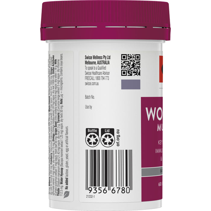 Swisse Womens Ultivite 50+ 60 Tablets