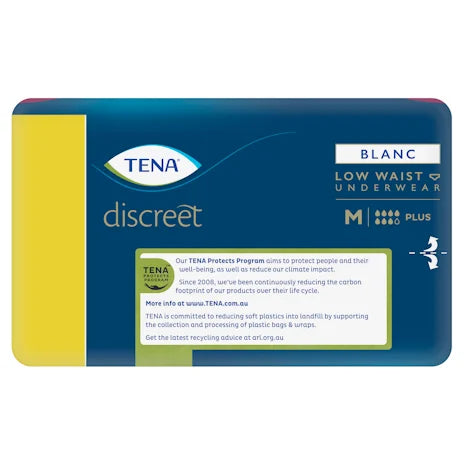 TENA Pants Discreet White Size M 12 Pack