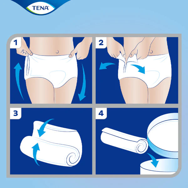TENA Pants Plus Extra Large 12 Pack