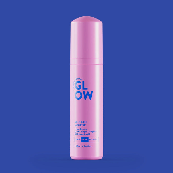 The Australian Glow Self Tan 1 Hour Express Mousse Dark 200ml