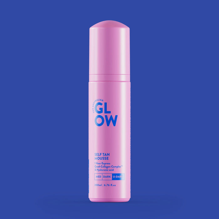 The Australian Glow Self Tan 1 Hour Express Mousse Ultra Dark 200ml