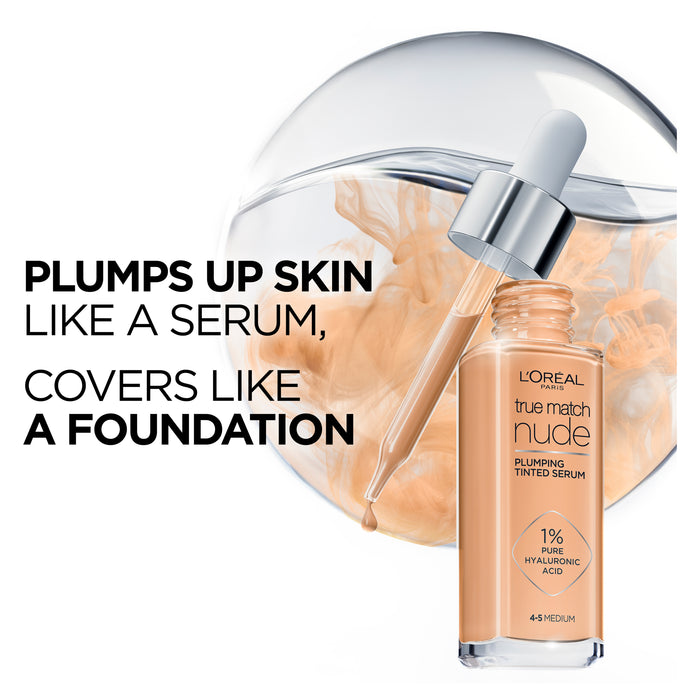 L'Oreal True Match Nude Plumping Tinted Serum 6-7 Tan