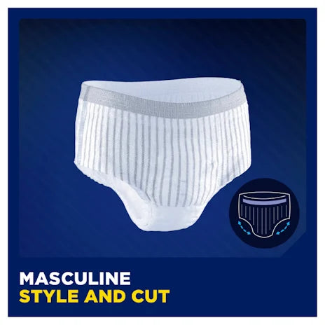 Tena For Men Protective Underwear Level 4 Medium to Large 8 Pack