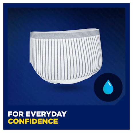 Tena For Men Protective Underwear Level 4 Medium to Large 8 Pack