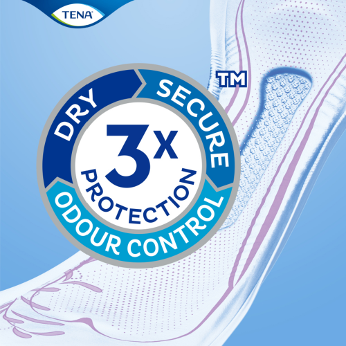 Tena Instadry Long Length Pads 6 Pack