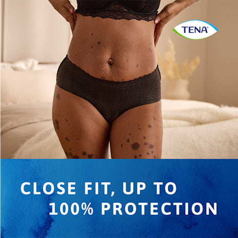 Tena Pants Discreet Black Large 10Pack