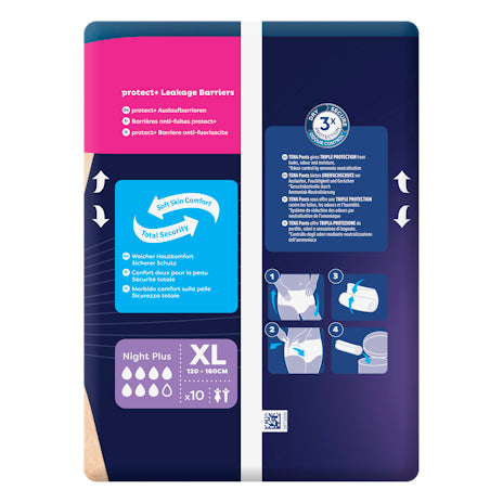 Tena Pants Plus Night Extra Large 10 Pack