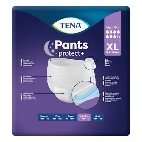 Tena Pants Plus Night Extra Large 10 Pack