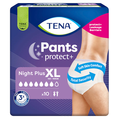 Tena Pants Plus Night Extra Large 10 Pack