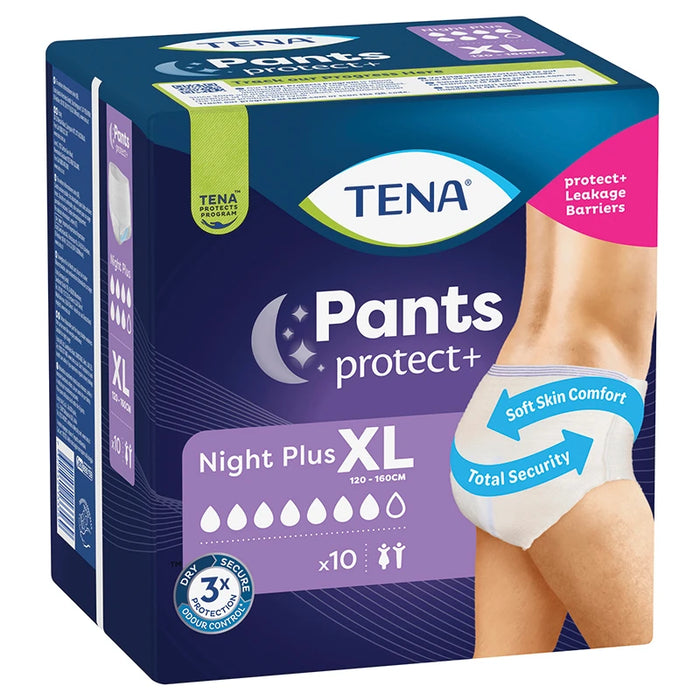 Tena Pants Plus Night Extra Large 10 Pack