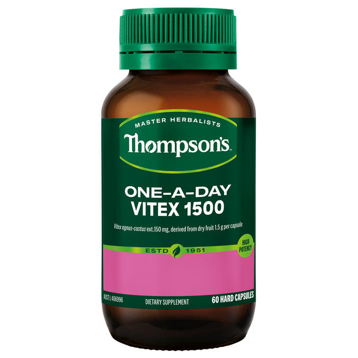 Thompson's One-a-day Vitex 1500mg 60 Capsules
