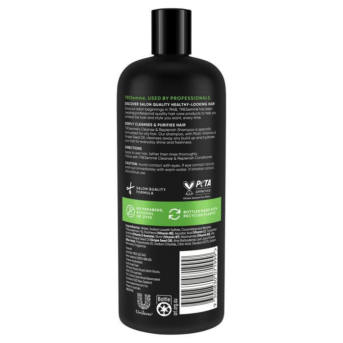 Tresemme Cleans & Replenish Shampoo 750ml