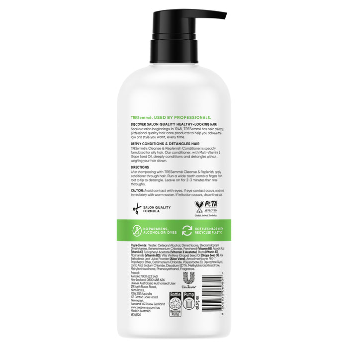Tresemme Conditioner Cleanse Replenish 940ml