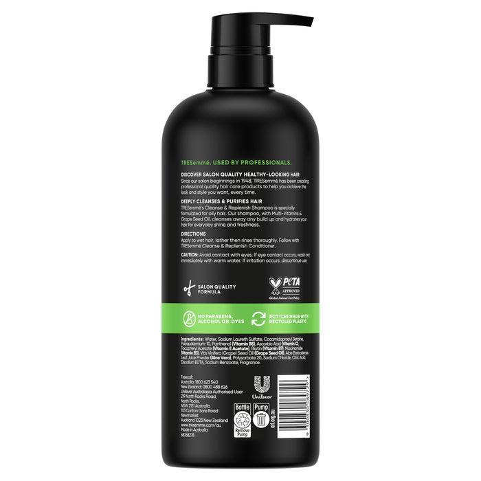 Tresemme Shampoo Cleanse Replenish 940ml
